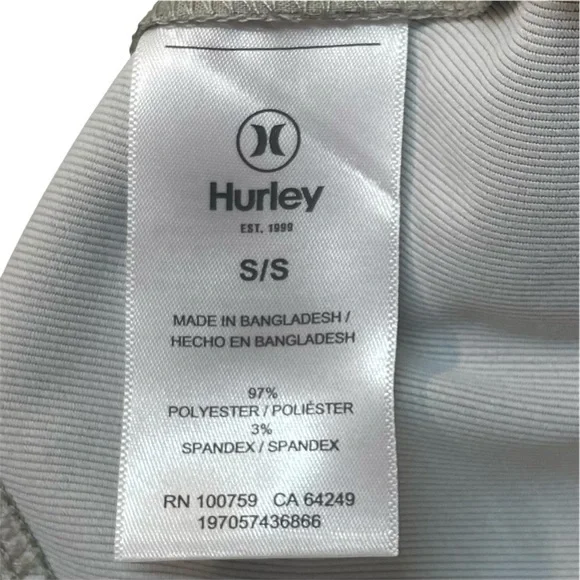 Hurley Men’s Pacer Stretch Twill Jogger Pants Light Grey Size Small NWT - Picture 12 of 16